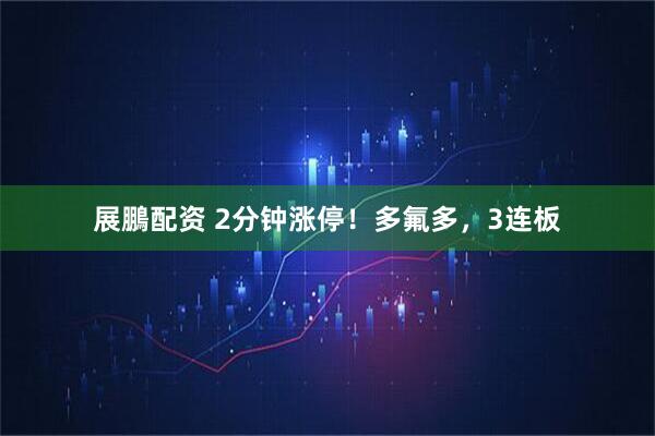 展鵬配资 2分钟涨停！多氟多，3连板