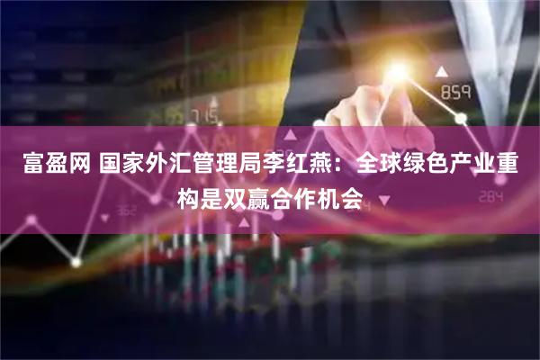 富盈网 国家外汇管理局李红燕:全球绿色产业重构是双赢合作机会