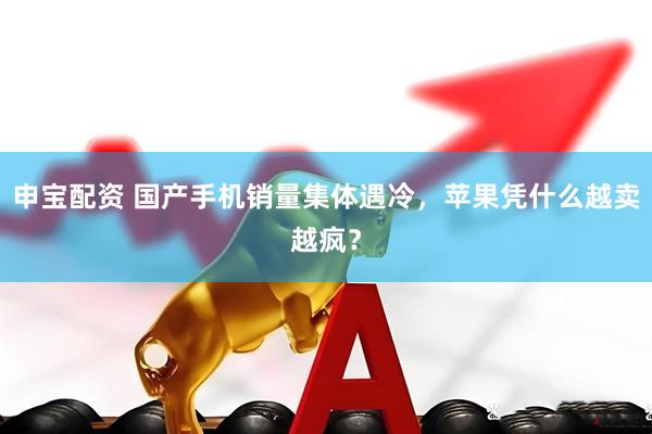 申宝配资 国产手机销量集体遇冷，苹果凭什么越卖越疯？