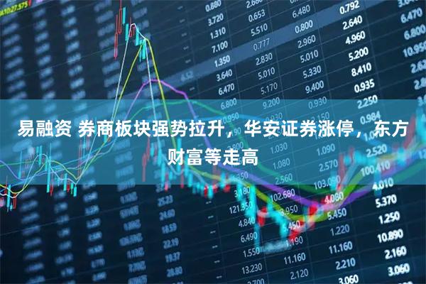 易融资 券商板块强势拉升，华安证券涨停，东方财富等走高