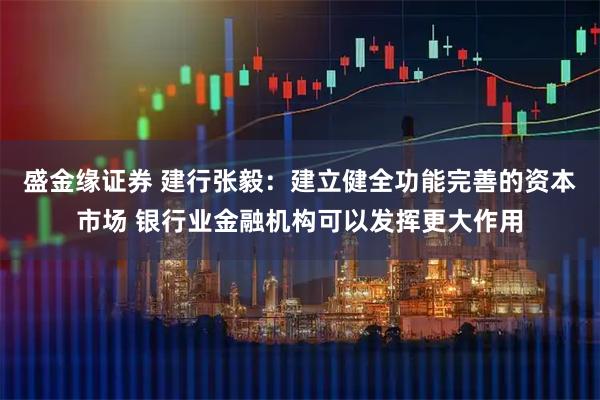 盛金缘证券 建行张毅：建立健全功能完善的资本市场 银行业金融机构可以发挥更大作用